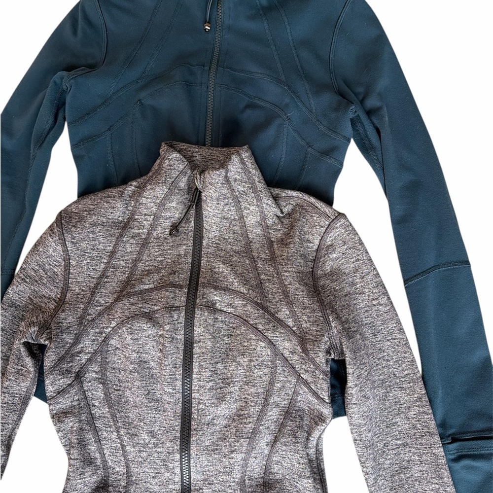 LuLuLemon Gray and Blue 2 for $40 Jackets